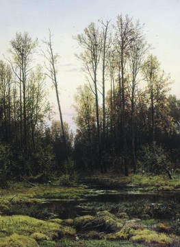 春の森 1884 古典的な風景 イワン・イワノビッチの木々 Oil Paintings